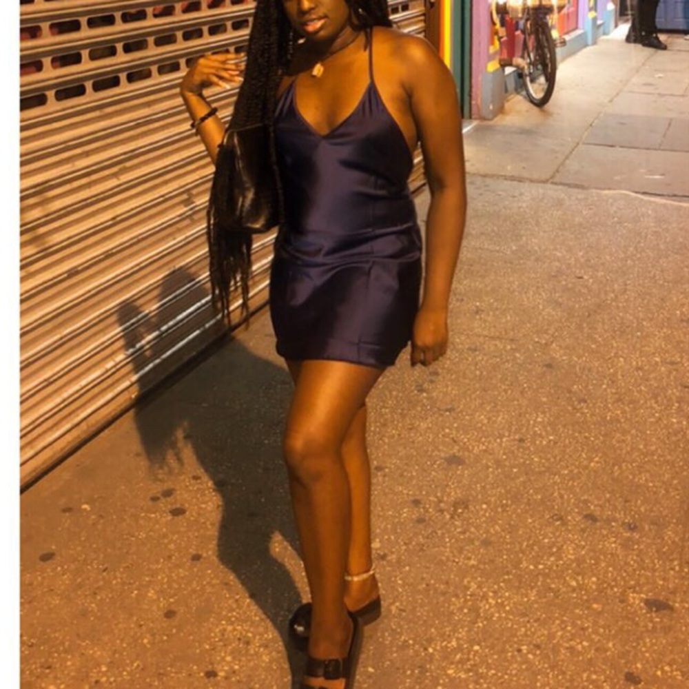 Silk Slip Mini Dress